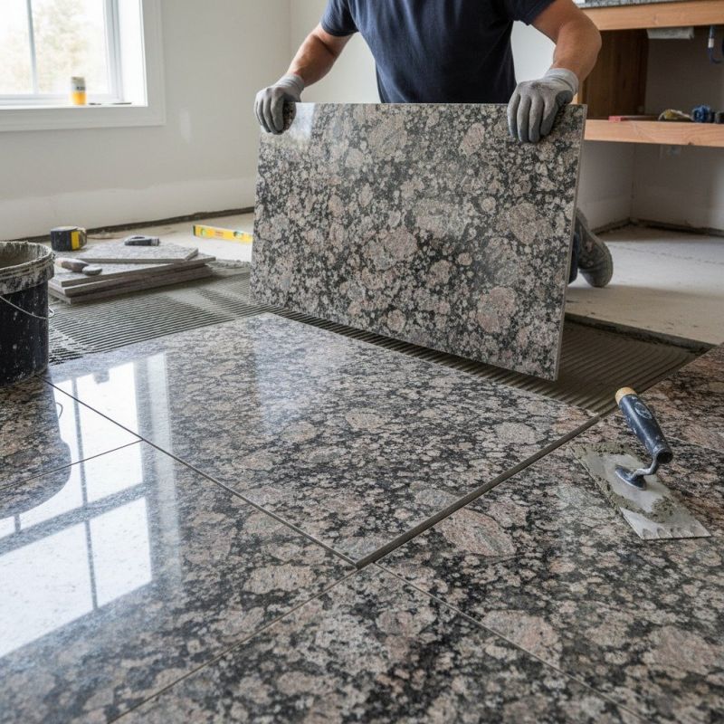 Granite Tile Installation in Overland Park, KS