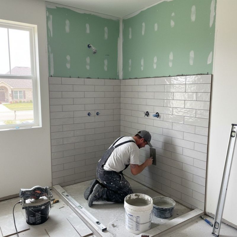 Tile Shower Floor Installation in Boise, ID